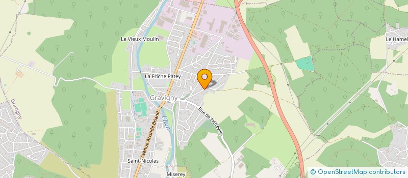 localisation de l'entreprise MADAME NVARD KARAPETYAN à GRAVIGNY