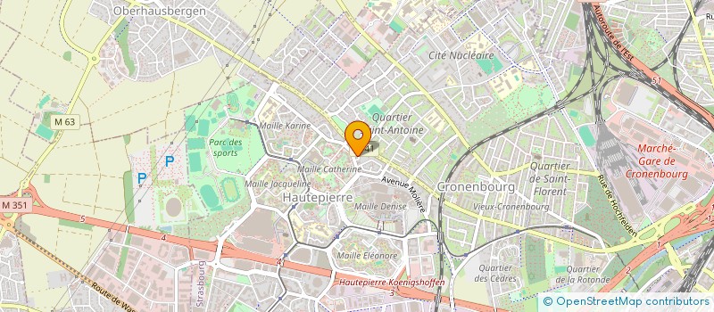 localisation de l'entreprise MADAME NVARD KHATCHATRIAN à STRASBOURG
