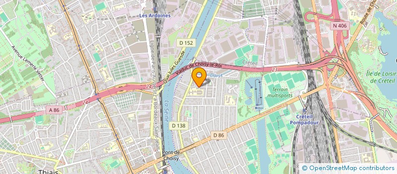 localisation de l'entreprise MADAME NVARD PATVAKANYAN  CHOISY-LE-ROI