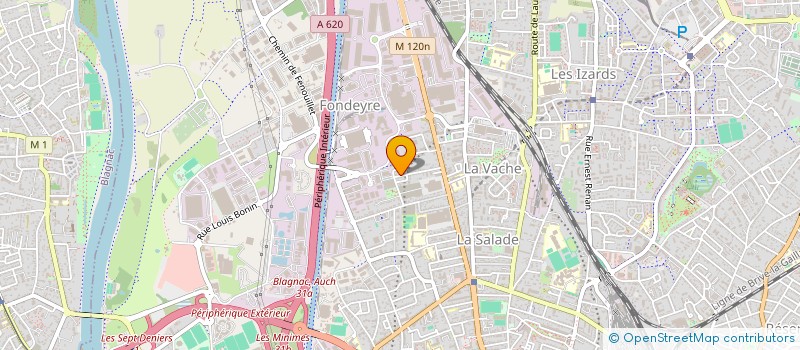 localisation de l'entreprise MADAME NWETY FOUILLOT  TOULOUSE