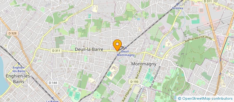 localisation de l'entreprise MADAME NYEMBA CATHERINE KAYEMBE  DEUIL-LA-BARRE