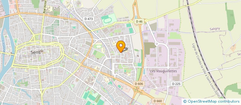 localisation de l'entreprise MADAME NYEMBO AWEZAYI à SENS