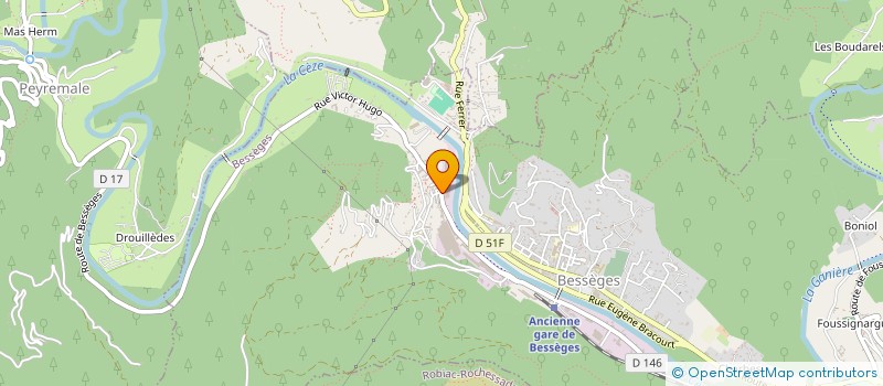 localisation de l'entreprise MADAME NYLENE JHIGAI  BESSEGES