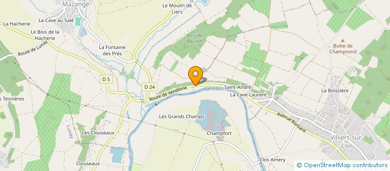 localisation de l'entreprise MADAME NYNE GRACIA  VILLIERS-SUR-LOIR