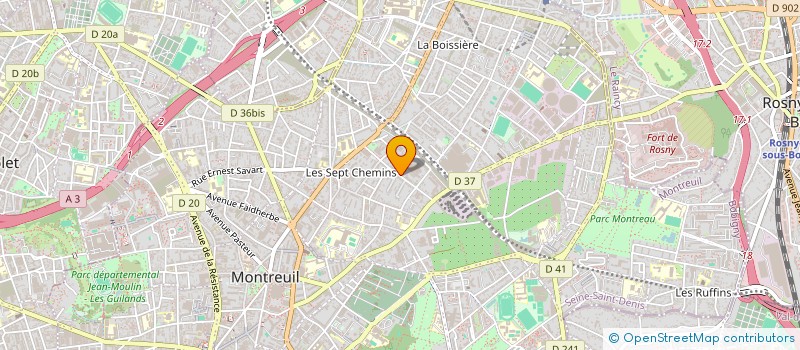 localisation de l'entreprise MADAME NYOTA TATIEFO WAFFO à MONTREUIL
