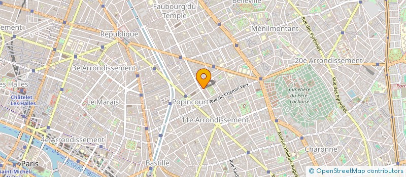 localisation de l'entreprise MADAME NZATSE POUNA  PARIS