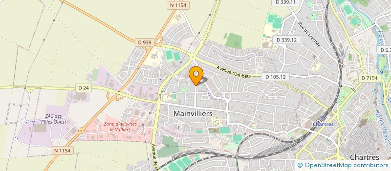 localisation de l'entreprise MADAME NZENZE MBALA à MAINVILLIERS