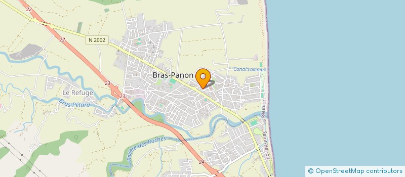 localisation de l'entreprise MADAME O'HARA SAXEMARD  BRAS-PANON