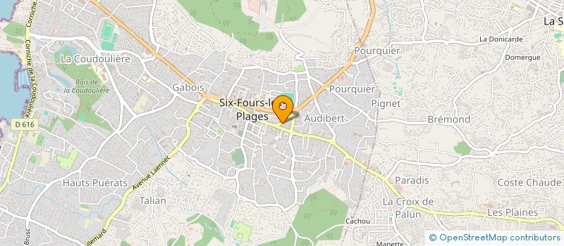 localisation de l'entreprise MADAME O LIARD à SIX-FOURS-LES-PLAGES