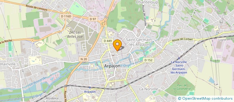localisation de l'entreprise MADAME OANA GAGOS ZAHARIA à ARPAJON