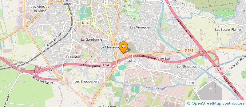 localisation de l'entreprise MADAME OANA GHEORGHE  SALON-DE-PROVENCE