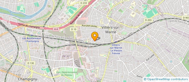 localisation de l'entreprise MADAME OANA MIHAI  VILLIERS-SUR-MARNE