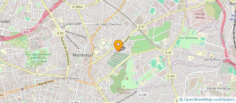 localisation de l'entreprise MADAME OANA RODICA ALEXANDRESCU à MONTREUIL