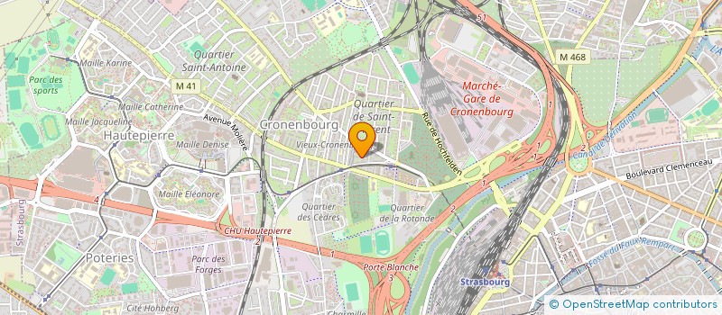 localisation de l'entreprise MADAME OANA SCHIPOR à STRASBOURG