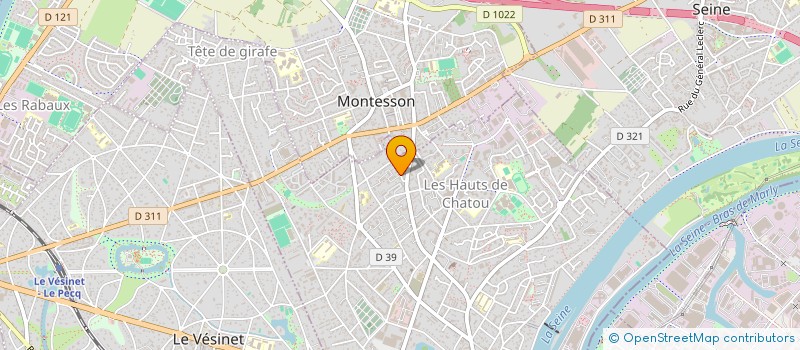 localisation de l'entreprise MADAME OANA VINATORU  CHATOU