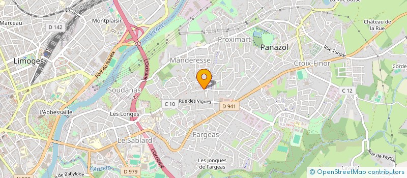 localisation de l'entreprise MADAME OANA VLADIMIRESCU à PANAZOL