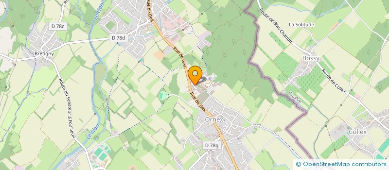 localisation de l'entreprise MADAME OBOU BEDI  ORNEX