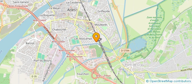 localisation de l'entreprise MADAME OCEANA MUNOZ  ARLES