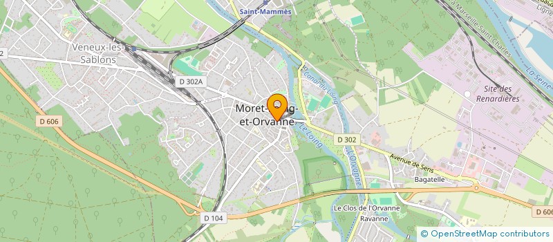 localisation de l'entreprise MADAME OCEANE ACHAINTRE à MORET-LOING-ET-ORVANNE
