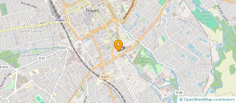 localisation de l'entreprise MADAME OCEANE ALVAREZ à TROYES