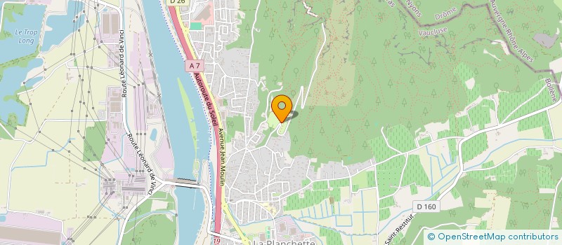 localisation de l'entreprise MADAME OCEANE ANNA MEILLORET  BOLLENE