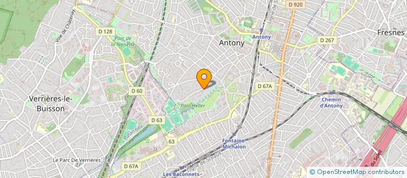 localisation de l'entreprise MADAME OCEANE ANTONA à ANTONY