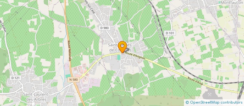 localisation de l'entreprise MADAME OCEANE ARNAU  SAINT-GENIES-DE-COMOLAS