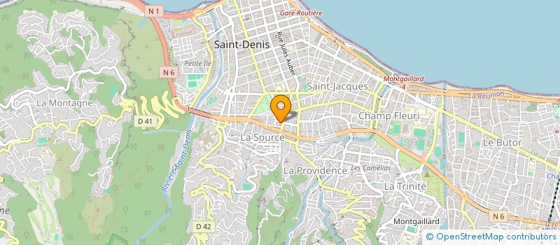 localisation de l'entreprise MADAME OCEANE BADIN à SAINT-DENIS