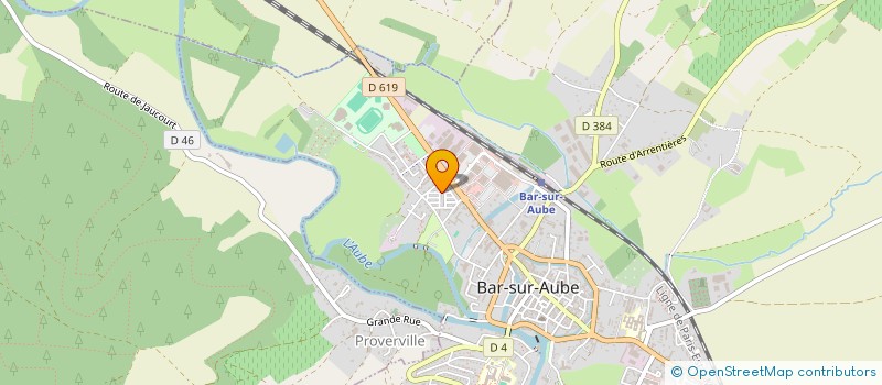 localisation de l'entreprise MADAME OCEANE BAES  BAR-SUR-AUBE