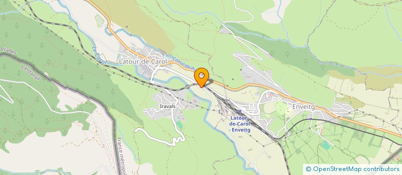 localisation de l'entreprise MADAME OCEANE BAQUE  ENVEITG