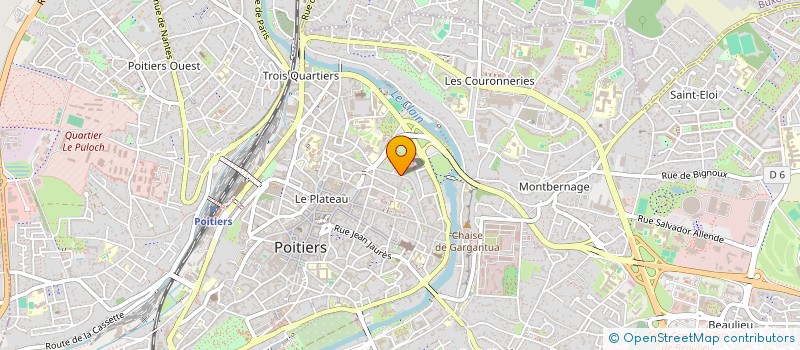 localisation de l'entreprise MADAME OCEANE BARATEAU  POITIERS