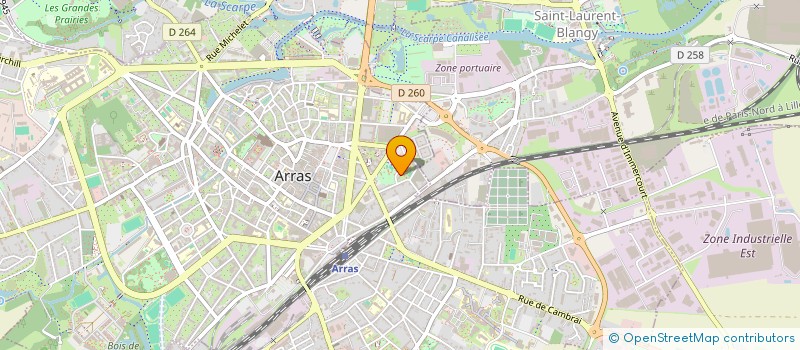 localisation de l'entreprise MADAME OCEANE BARBE à ARRAS