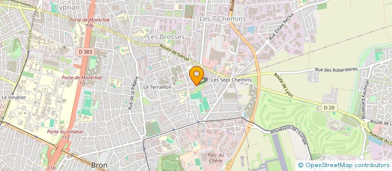 localisation de l'entreprise MADAME OCEANE BARNEZET  BRON