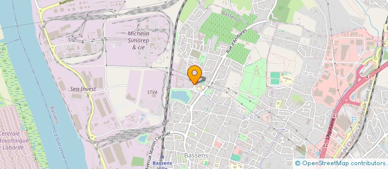 localisation de l'entreprise MADAME OCEANE BARRERE  BASSENS