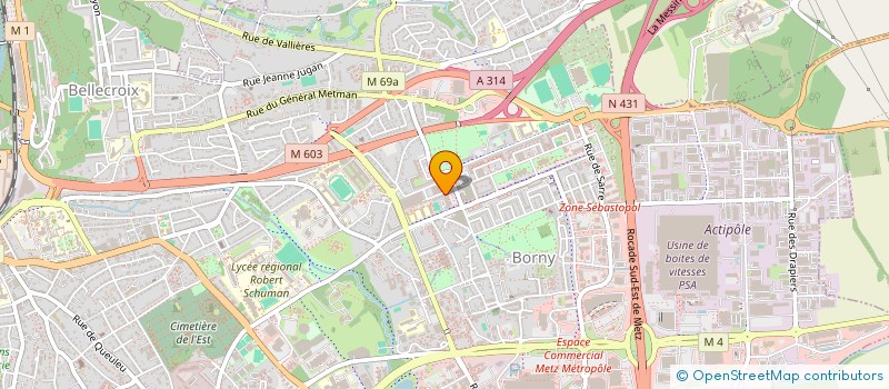 localisation de l'entreprise MADAME OCEANE BASSOMPIERRE  AMNEVILLE