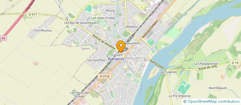 localisation de l'entreprise MADAME OCEANE BAUBRON à BEAUGENCY