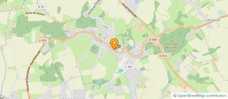 localisation de l'entreprise MADAME OCEANE BAUDEN  CASSEL