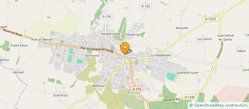 localisation de l'entreprise MADAME OCEANE BEGON  GRAND-CHAMP