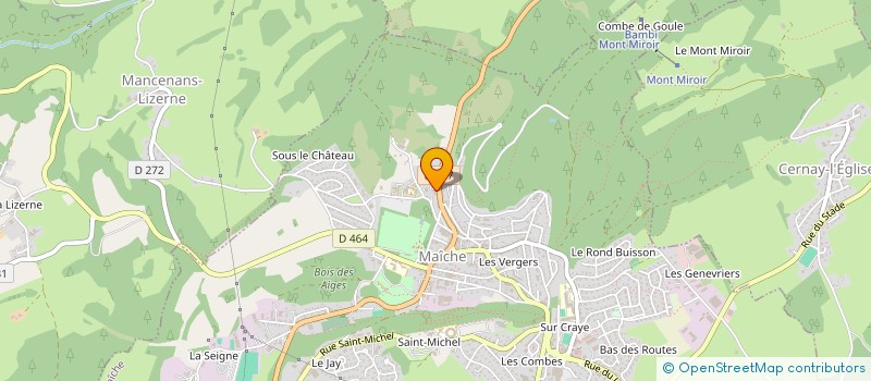 localisation de l'entreprise MADAME OCEANE BEJEAN  MAICHE