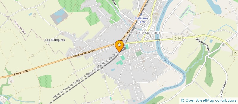 localisation de l'entreprise MADAME OCEANE BEL  MEAUZAC