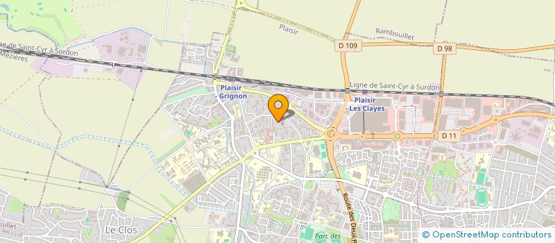 localisation de l'entreprise MADAME OCEANE BELGUENDOUZ  PLAISIR