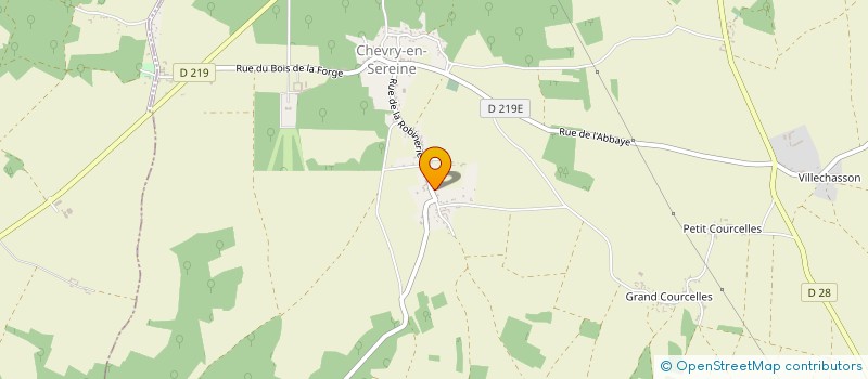 localisation de l'entreprise MADAME OCEANE BELLIL  CHEVRY-EN-SEREINE