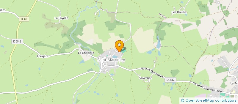 localisation de l'entreprise MADAME OCEANE BENOIST  SAINT-MARTINIEN