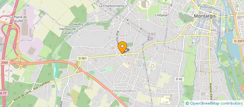 localisation de l'entreprise MADAME OCEANE BERGERON à VILLEMANDEUR