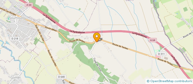 localisation de l'entreprise MADAME OCEANE BERGEZ  ESPOEY