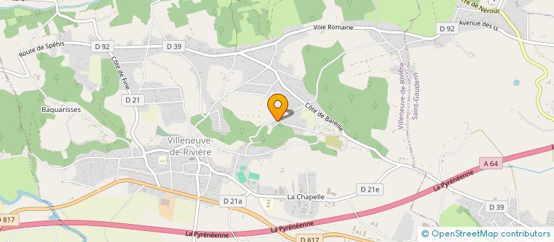 localisation de l'entreprise MADAME OCEANE BERNADAS  VILLENEUVE-DE-RIVIERE