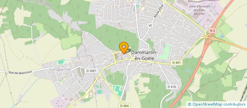 localisation de l'entreprise MADAME OCEANE BERROD  DAMMARTIN-EN-GOELE