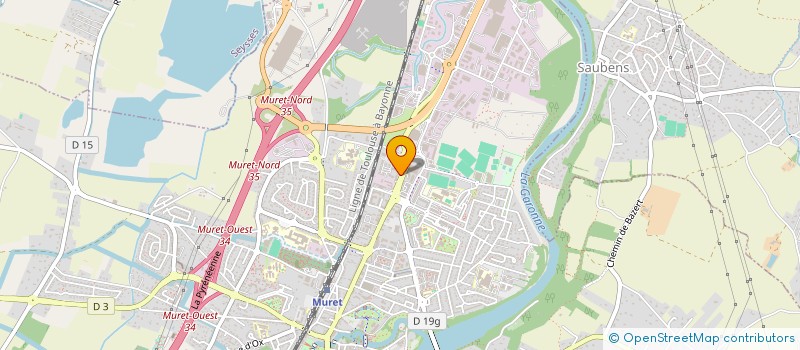 localisation de l'entreprise MADAME OCEANE BERTHELOT  MURET