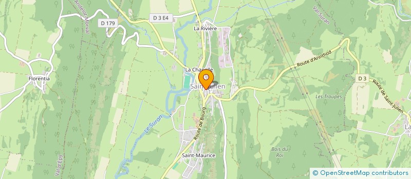 localisation de l'entreprise MADAME OCEANE BICHON  VAL SURAN