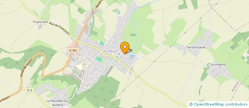 localisation de l'entreprise MADAME OCEANE BIENFAIT  AUNEUIL